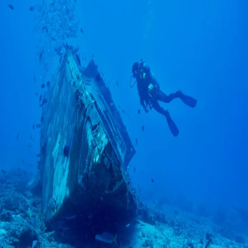 Underwater shipwreck exploration